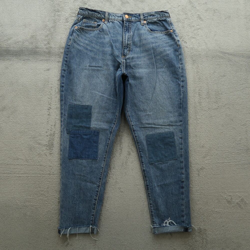 Universal Thread Jeans Womens Size 10R Blue High-Rise Boyfriend Denim 29" Inseam